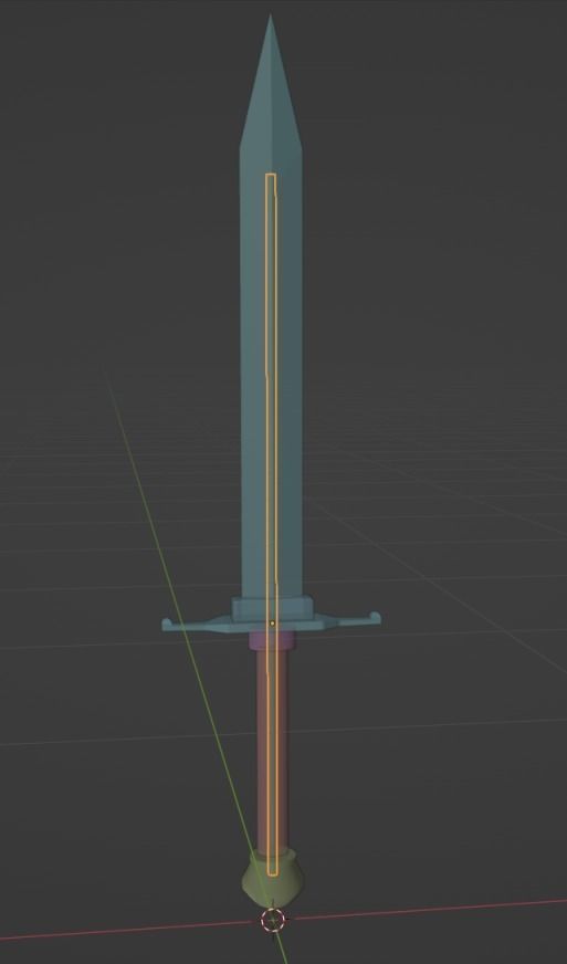 Future Trunks Sword 3D print 3D print model_4