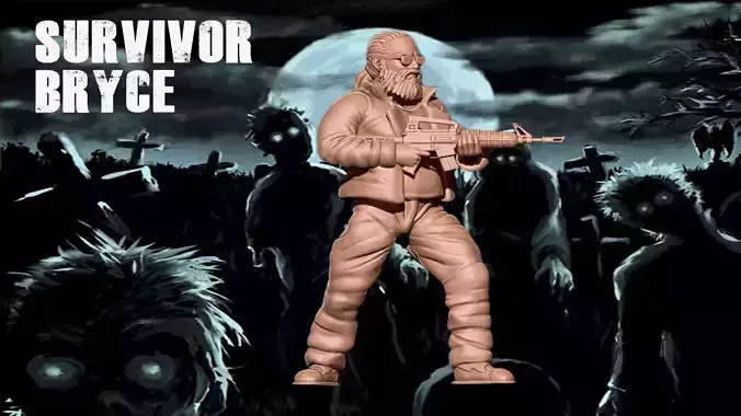 Survivor Bryce 3D print model