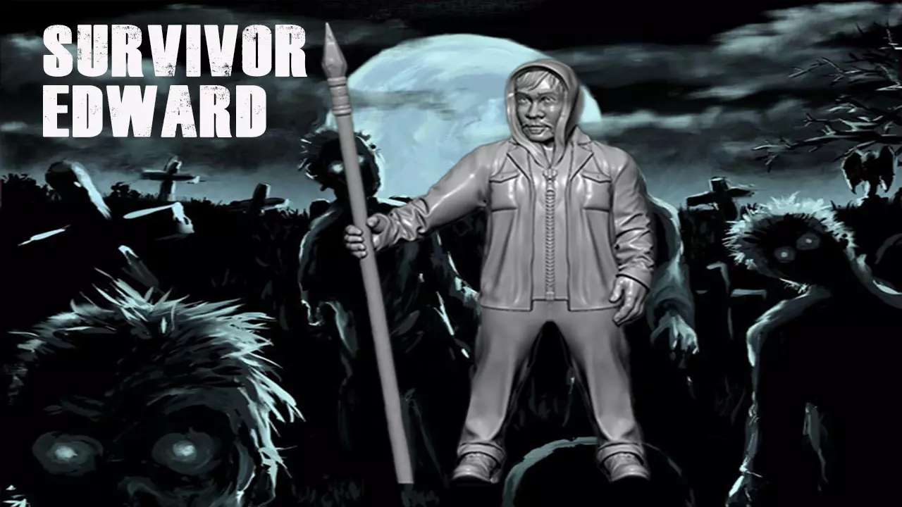 Survivor Edward 3D print model