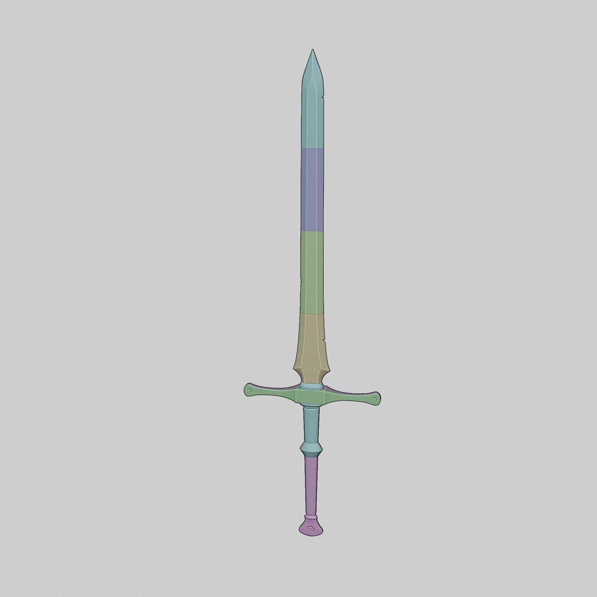 Soldiers Broadsword Zelda Tears of the Kingdom  3D print model_8