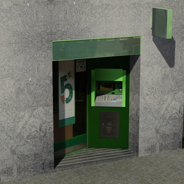 Building Collection 69-72 Low-poly 3D model_56