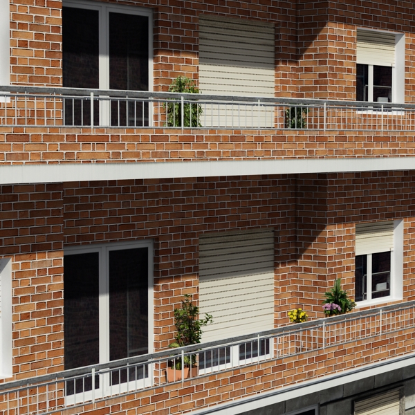 Building Collection 69-72 Low-poly 3D model_38