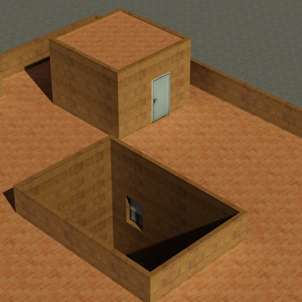 Building Collection 69-72 Low-poly 3D model_26