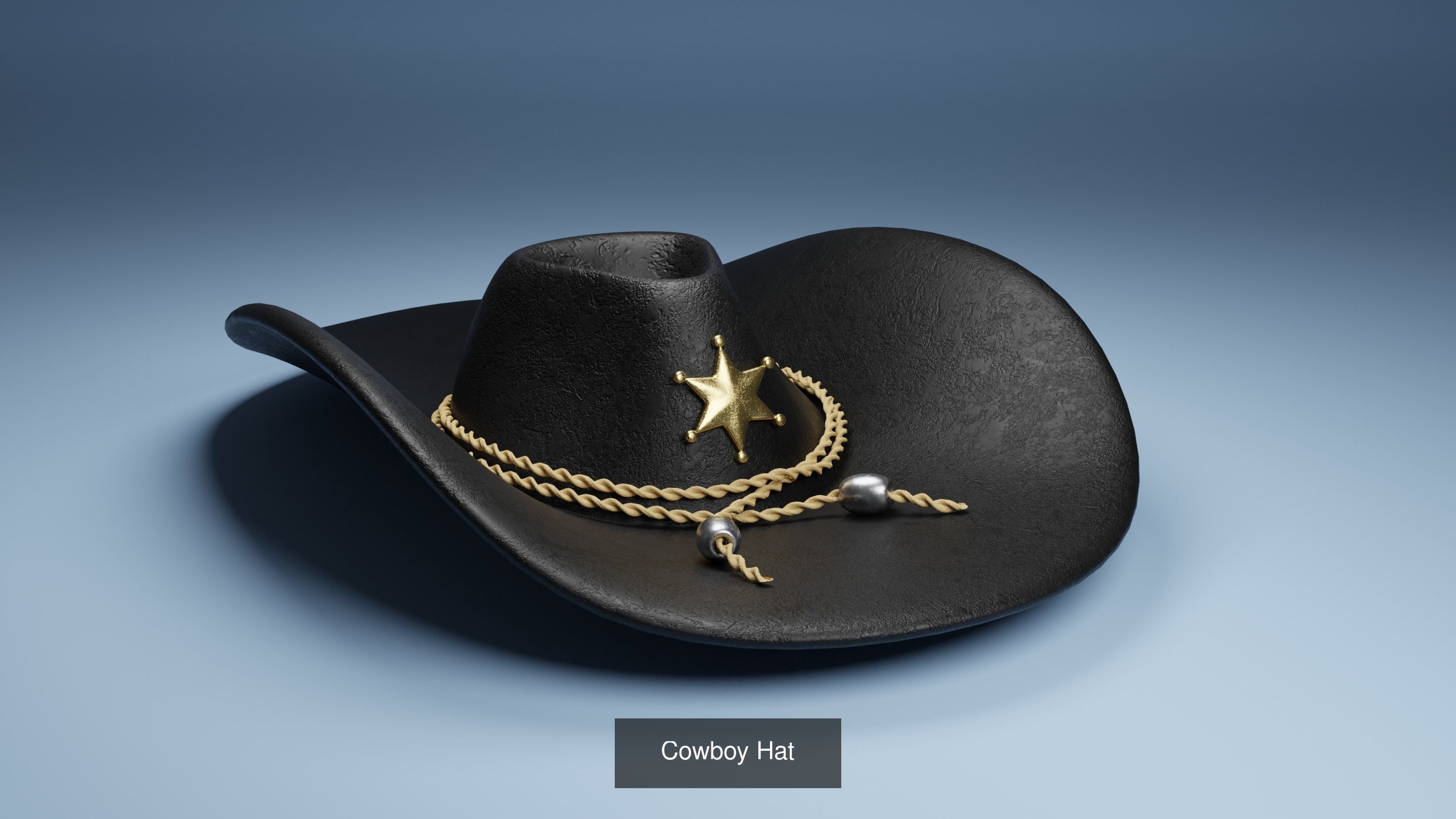 Cowboy Hats 3D Model Collection_2