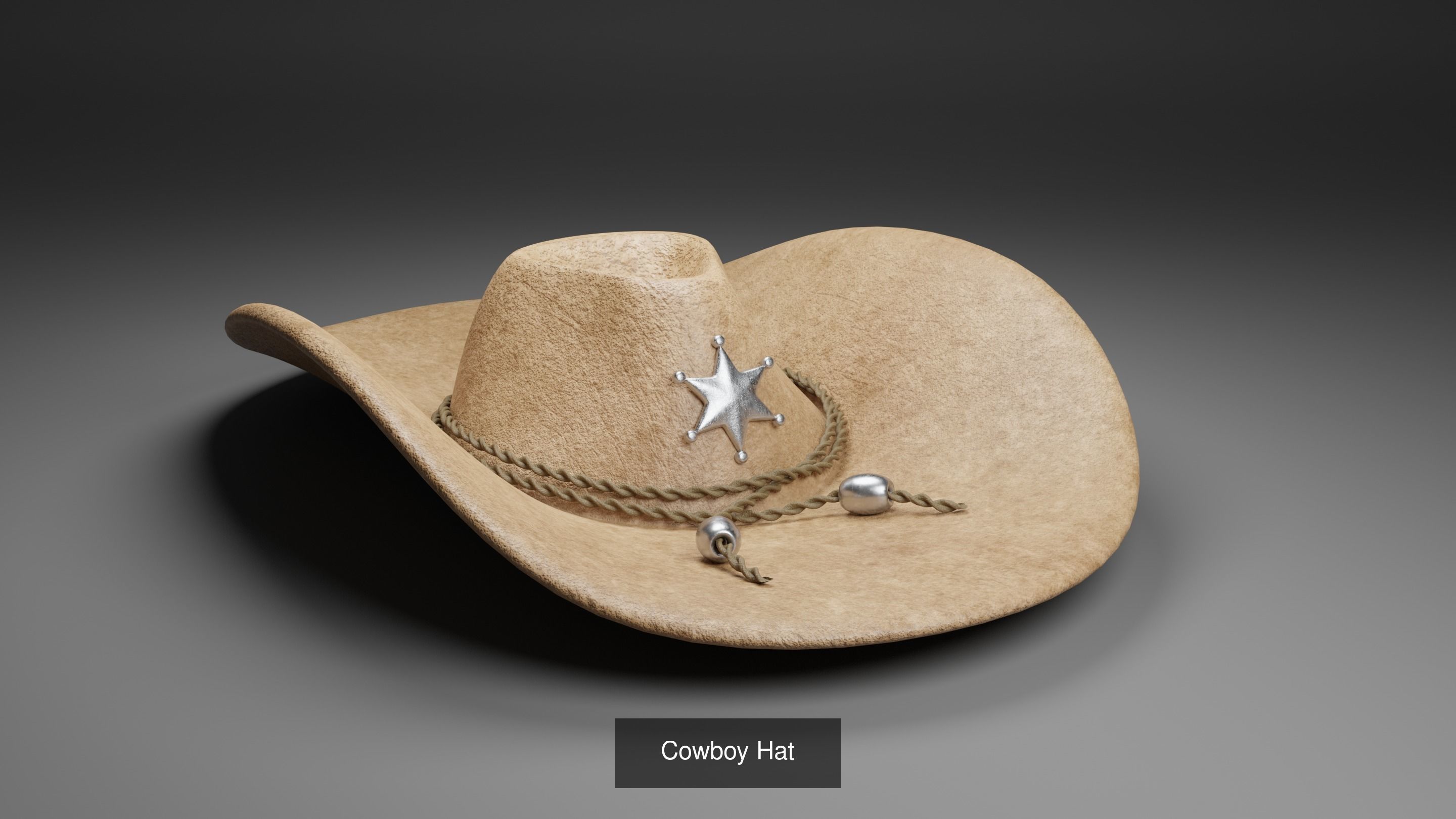 Cowboy Hats 3D Model Collection_4