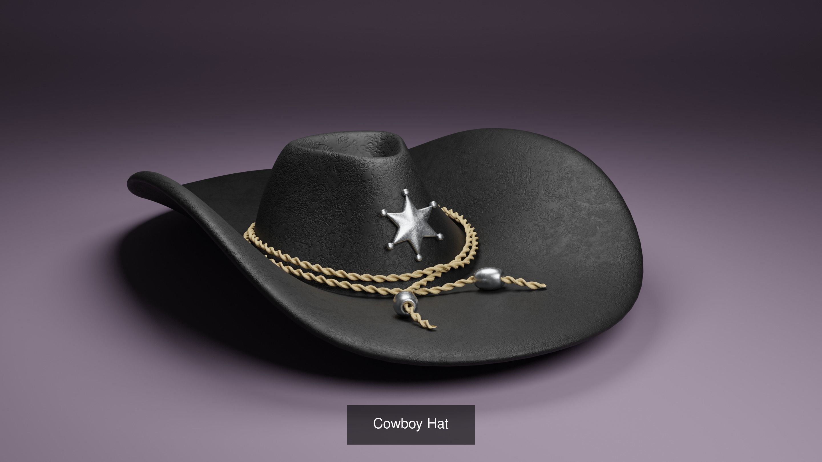 Cowboy Hats 3D Model Collection_5