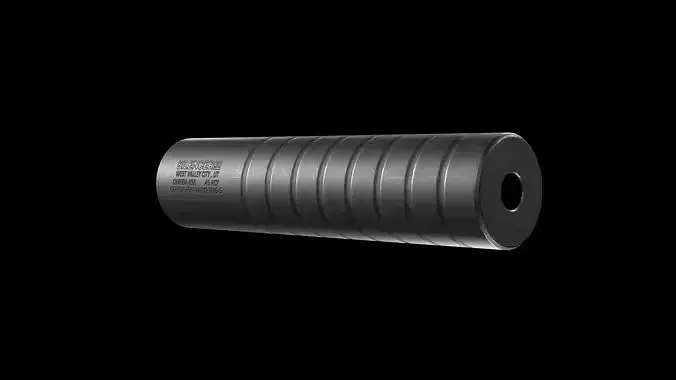 Silencerco Omega 45 Silencer Low-poly 3D model