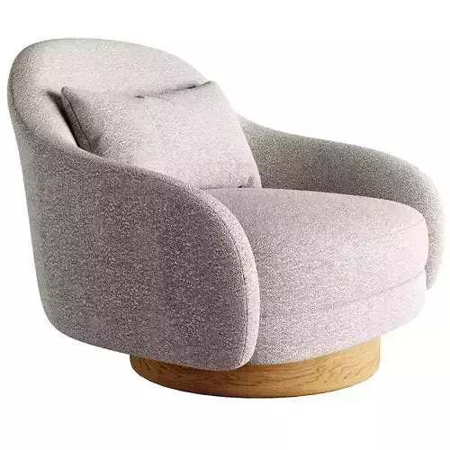 Fauteuil Bozzolo Armchair 3D model