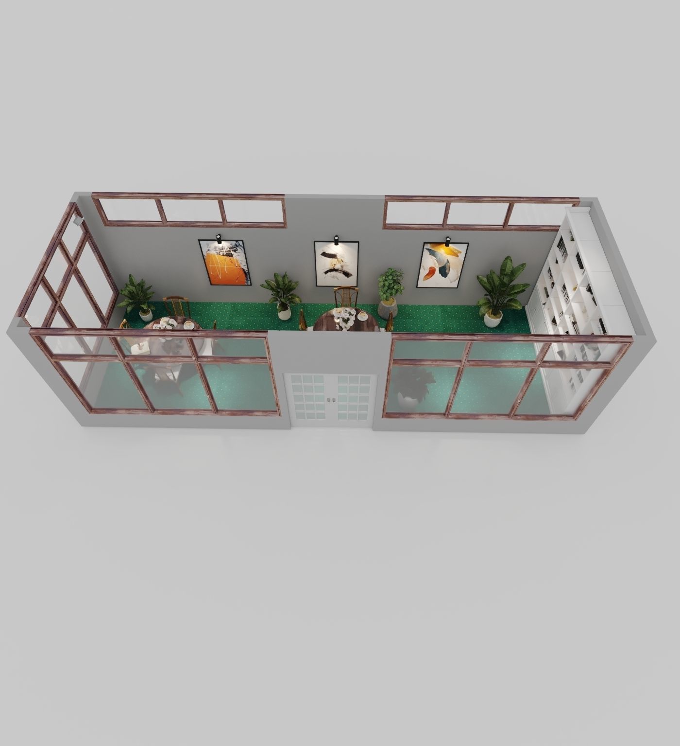 Reading room 3D model_2