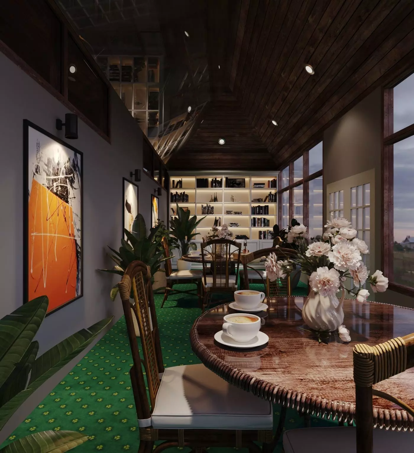 Reading room 3D model_0