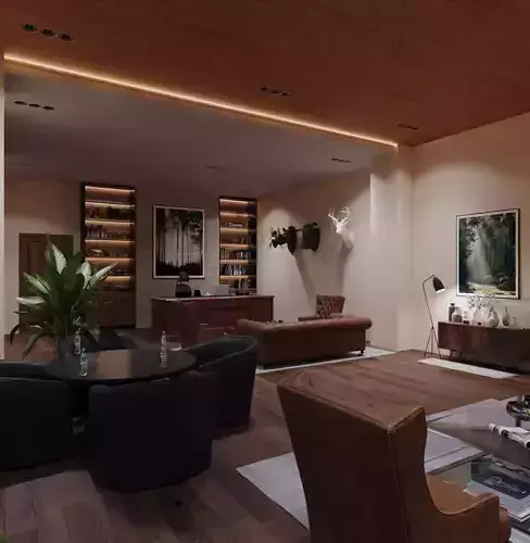 Office design 3D model