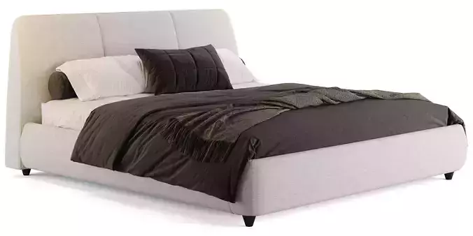 Kinnan Bed 3D model