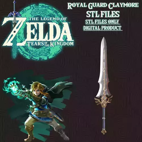 Royal Guard Claymore Zelda Tears of The Kingdom 
