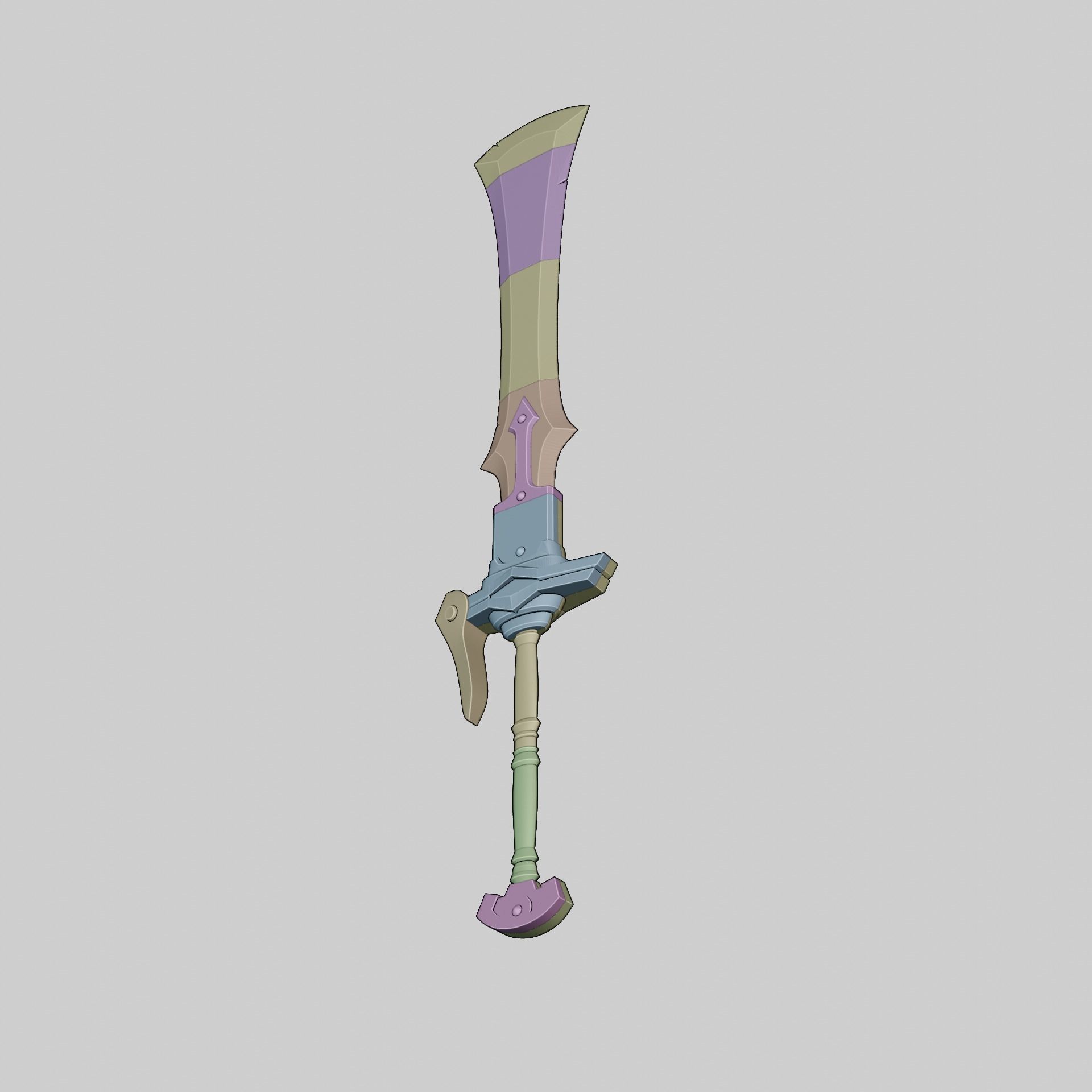 Knight Claymore Zelda Tears of the Kingdom 3D print model_10