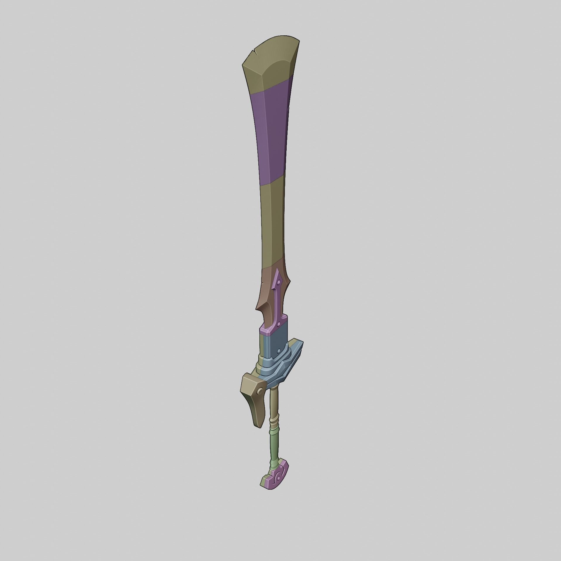 Knight Claymore Zelda Tears of the Kingdom 3D print model_9