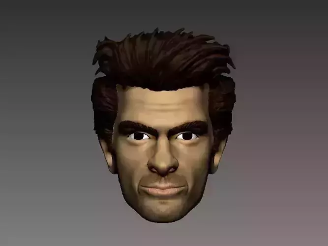 ANDREW GARFIELD CUSTOM HEAD ACTION FIGURE 3D print model
