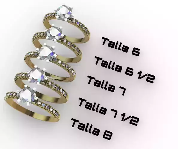 Engagement rings different sizes