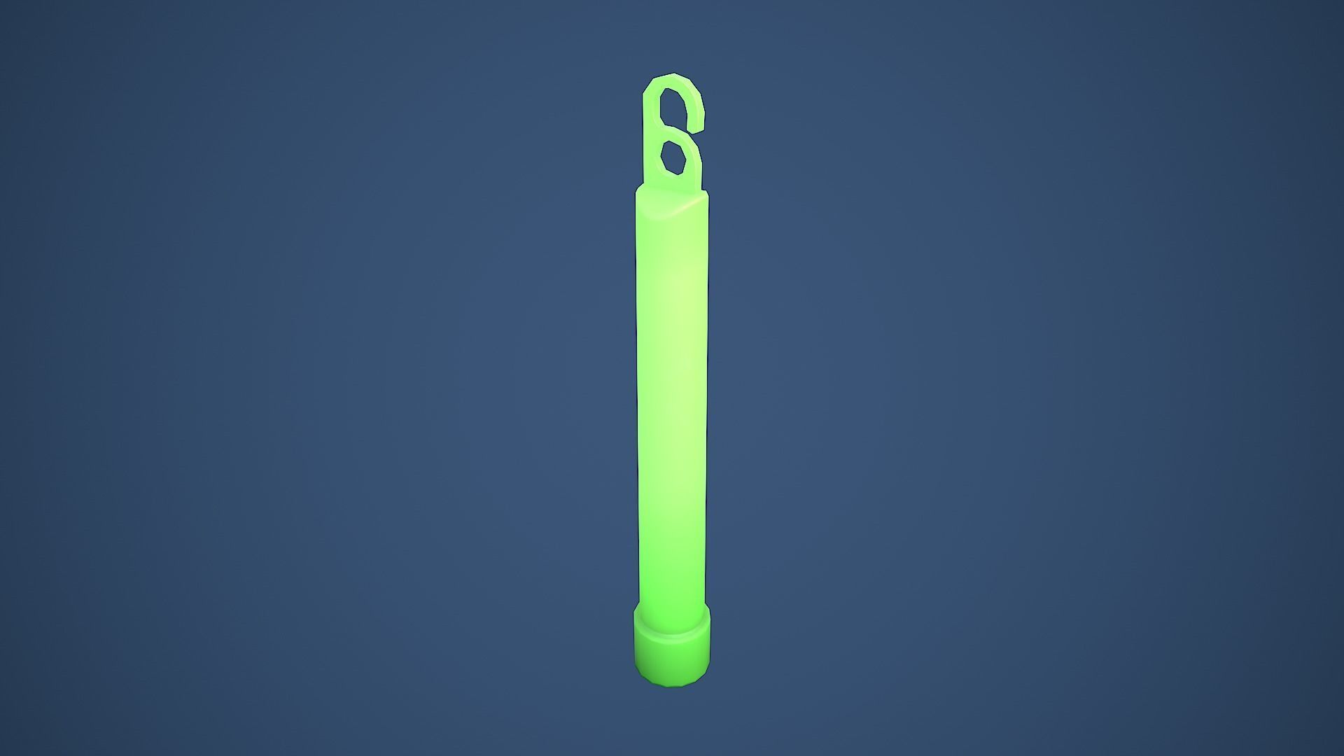 Stylized Glow Stick Low-poly 3D model_4