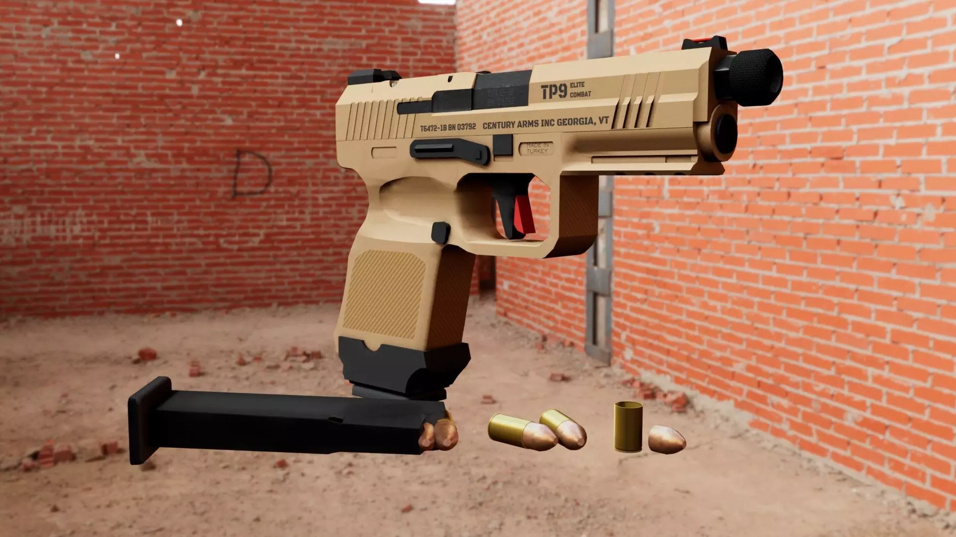 Canik TP9 Low-poly 3D model