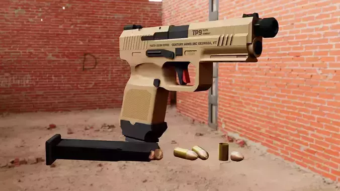 Canik TP9 Low-poly 3D model
