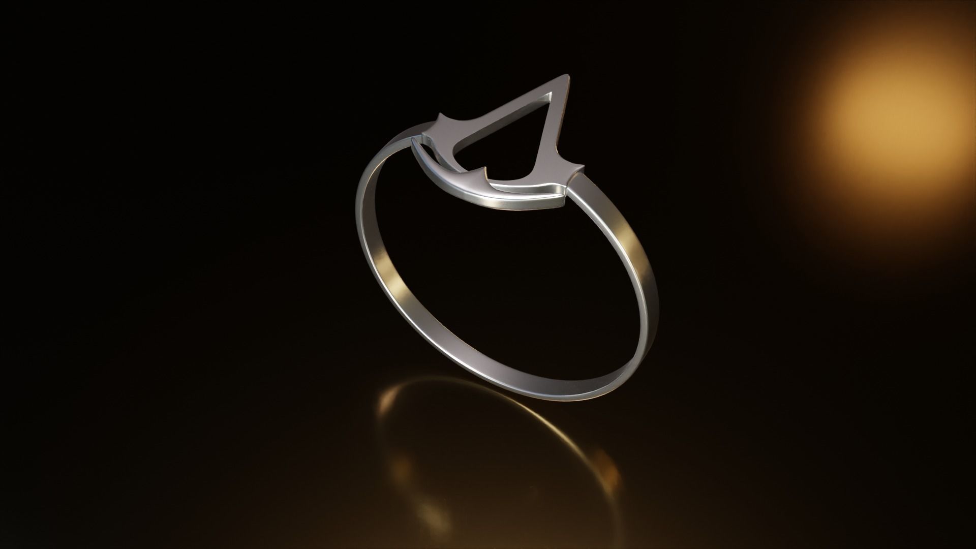 Assassins Creed Symbol Ring Free 3D print model_2
