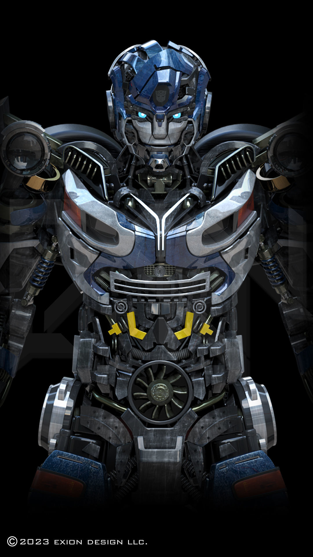 Transformers Mirage ROTB 3D model_4