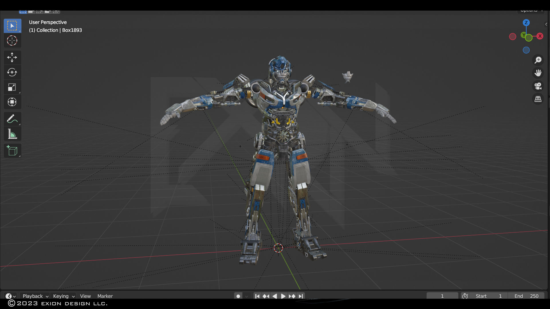 Transformers Mirage ROTB 3D model_14