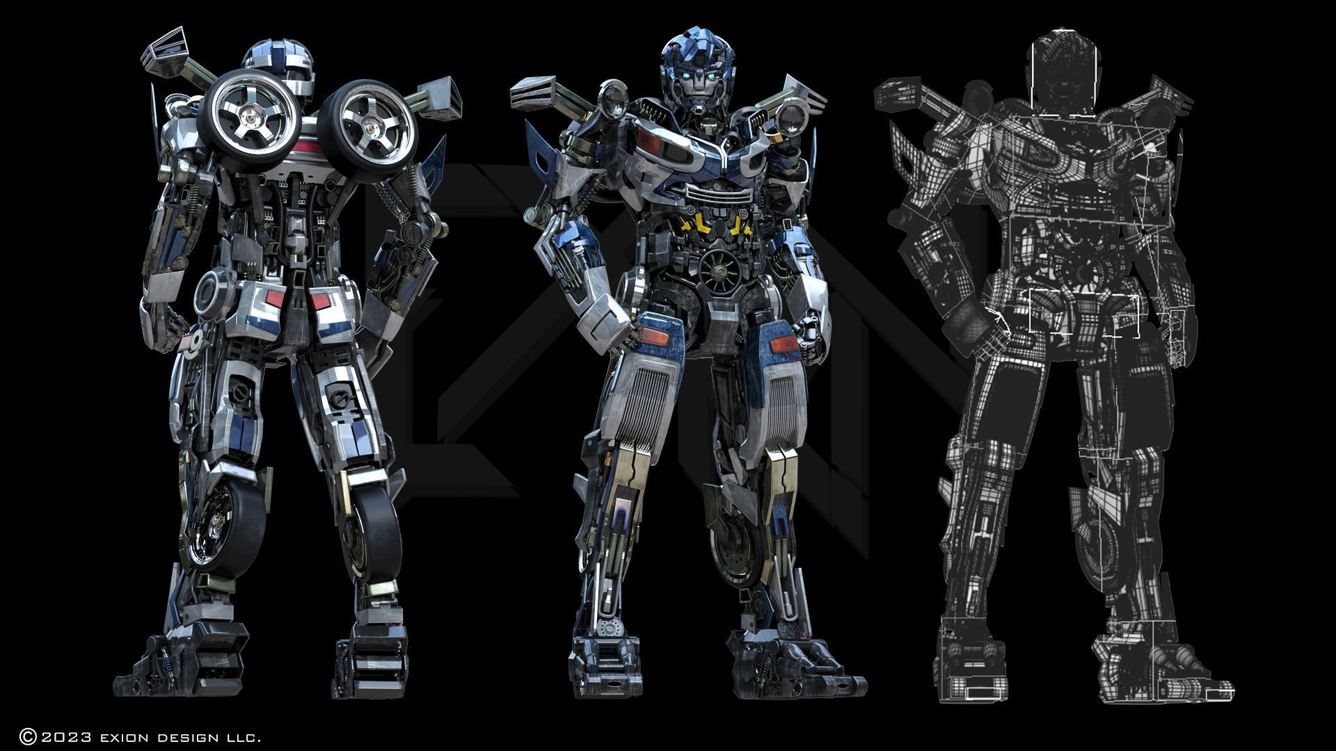 Transformers Mirage ROTB 3D model_7
