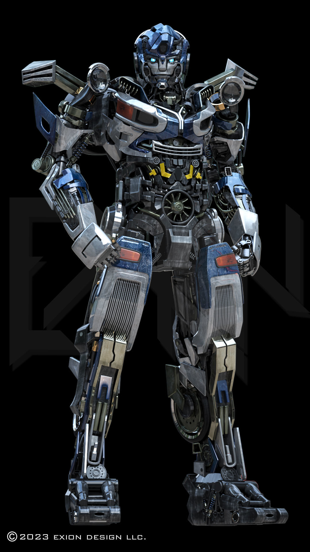 Transformers Mirage ROTB 3D model_5