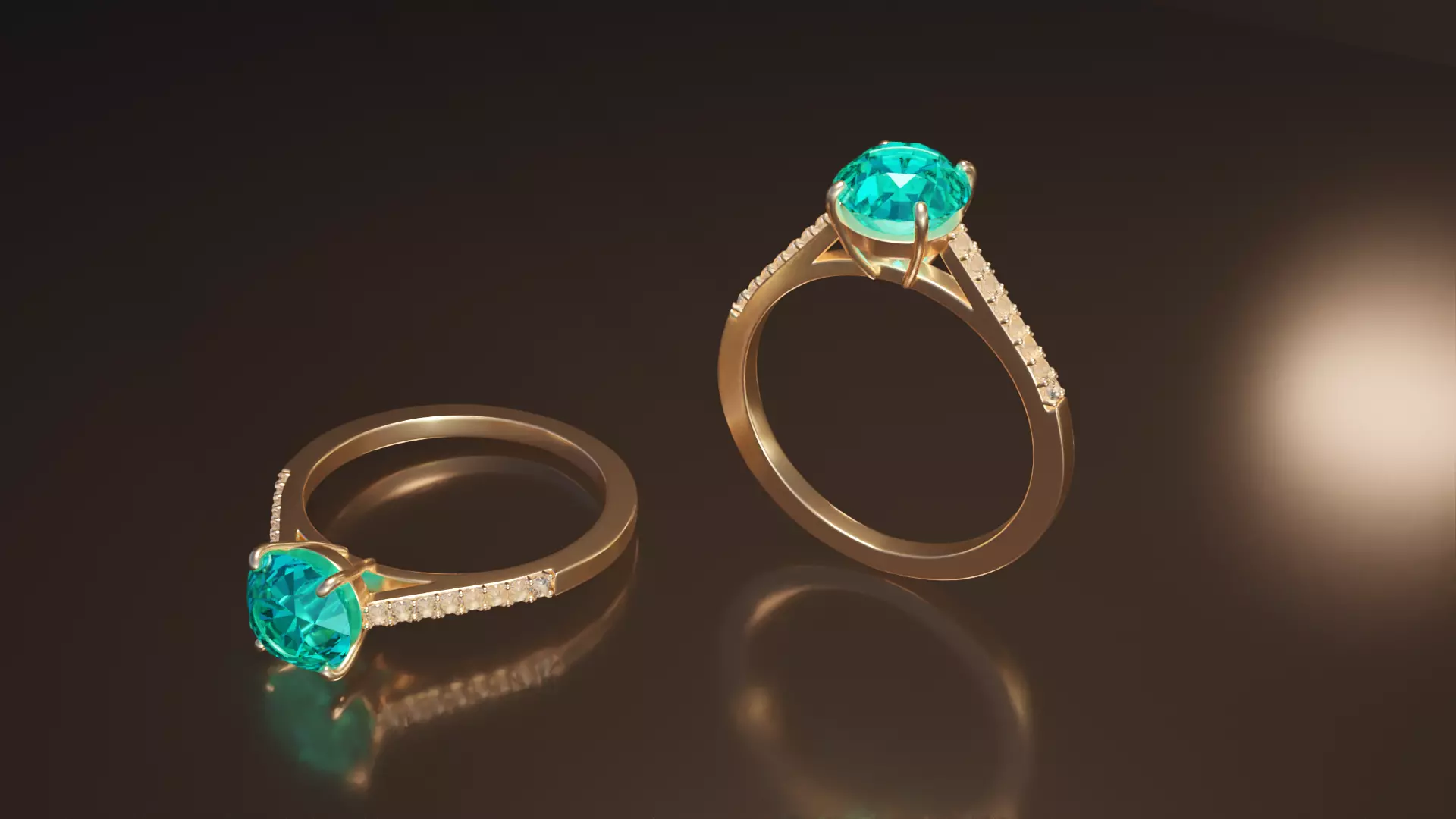 Diamond Ring Free 3D print model