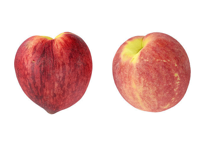 Peaches  3D model 7
