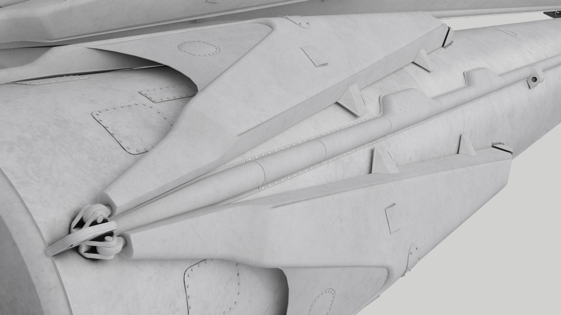 SpaceX Falcon Heavy Rocket 3D model_28