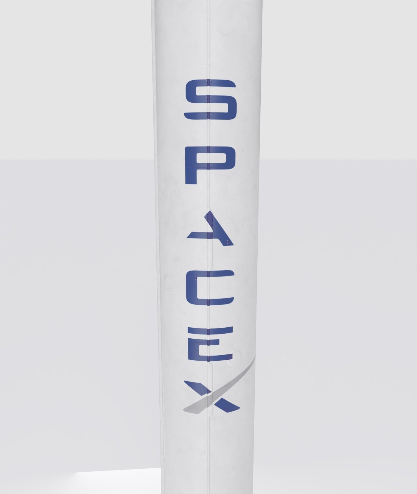 SpaceX Falcon Heavy Rocket 3D model_15