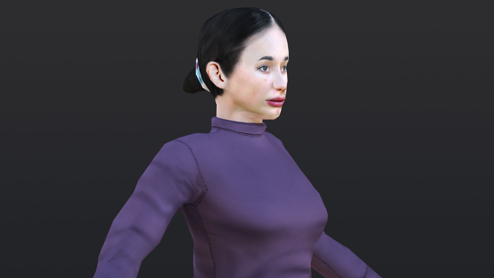 Woman 46 To 50 With 52 Animations 32 Morphs 3D Model Collection_14