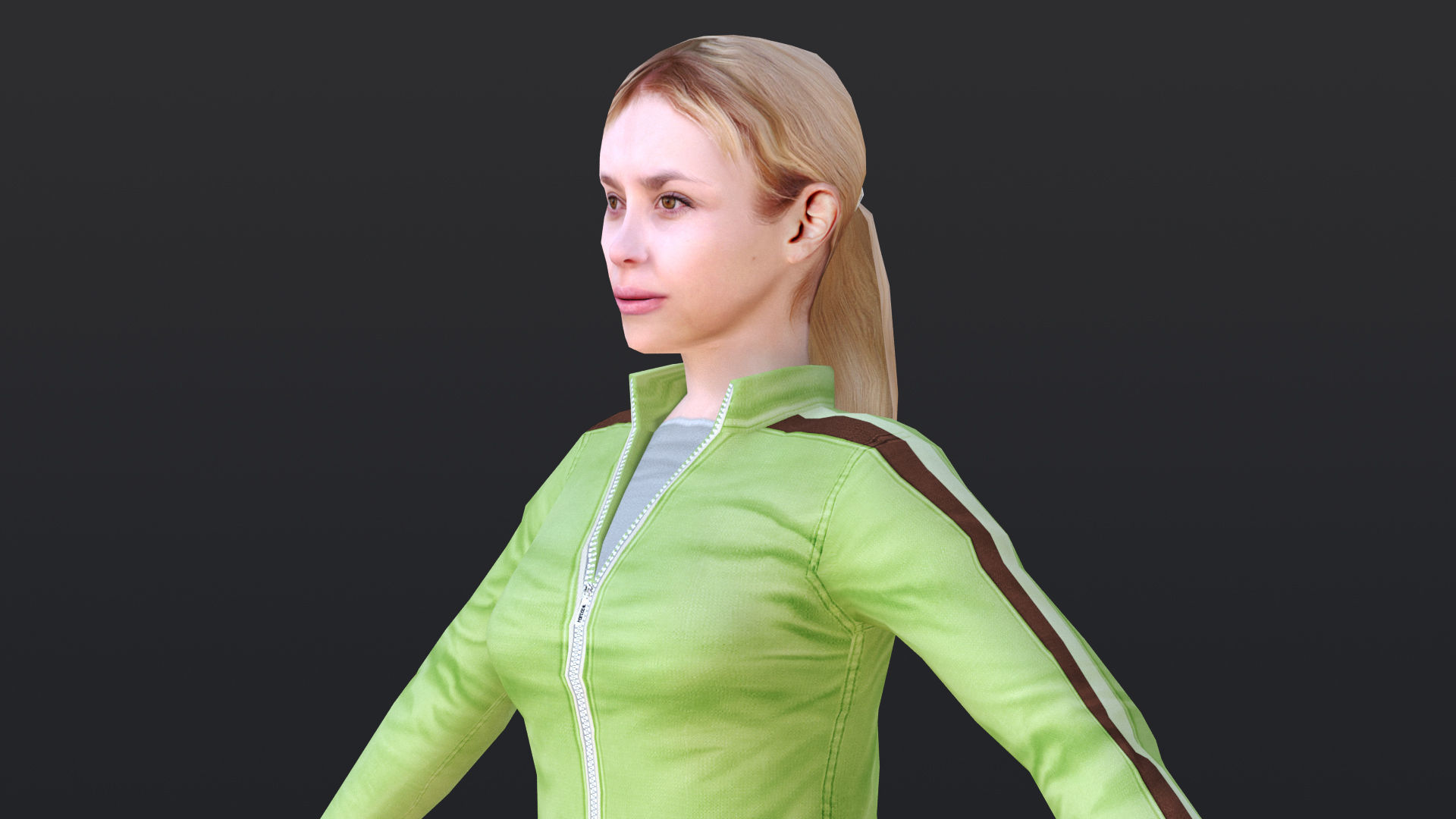 Woman 46 To 50 With 52 Animations 32 Morphs 3D Model Collection_21