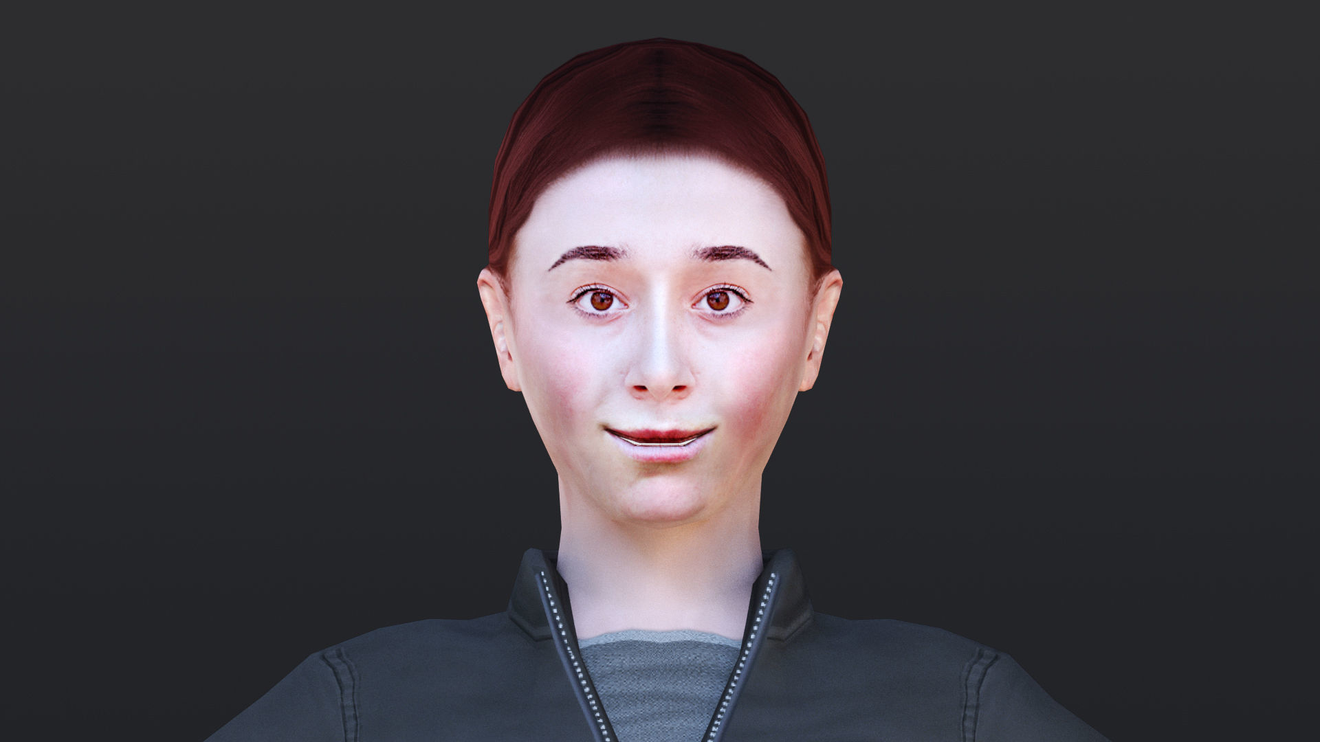 Woman 46 To 50 With 52 Animations 32 Morphs 3D Model Collection_10