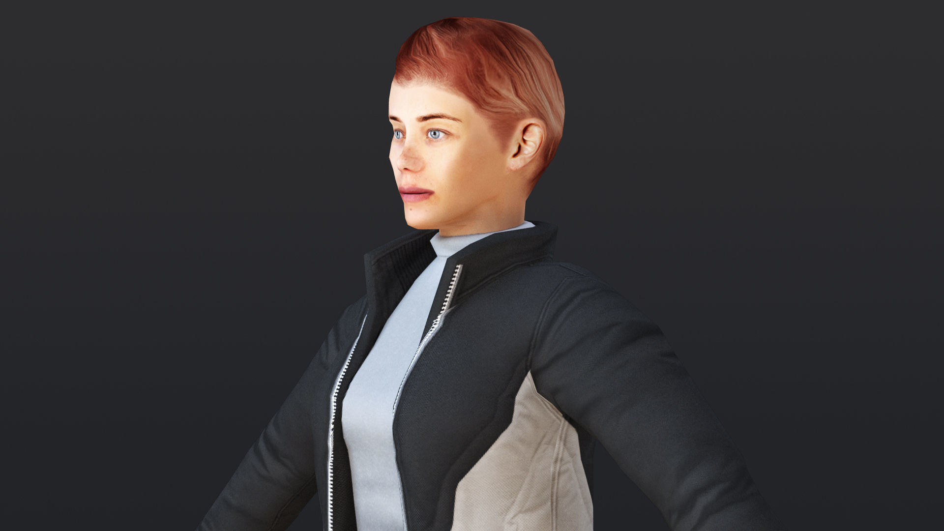 Woman 46 To 50 With 52 Animations 32 Morphs 3D Model Collection_24