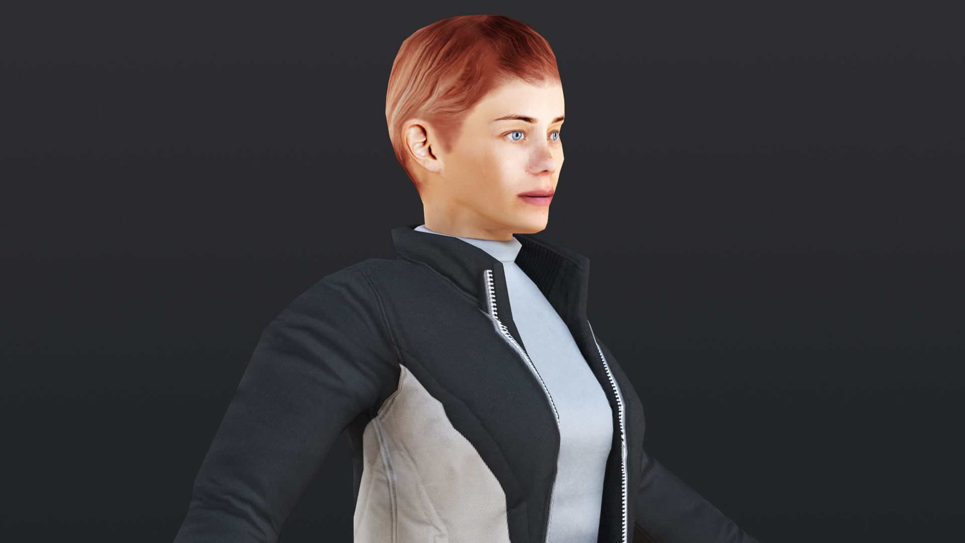 Woman 46 To 50 With 52 Animations 32 Morphs 3D Model Collection_23