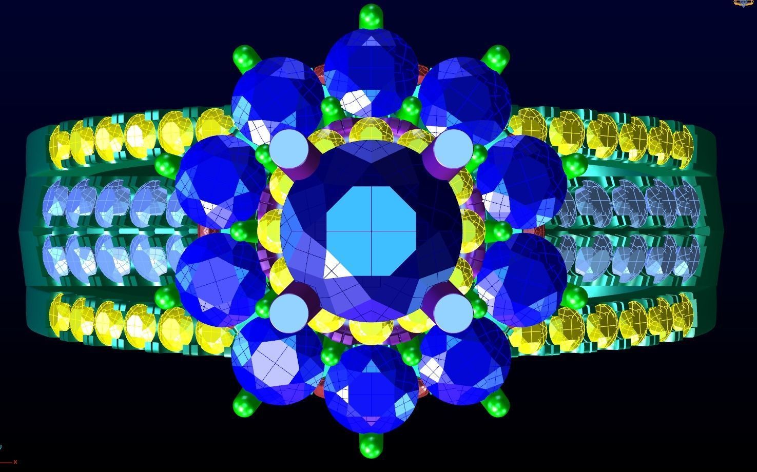 Engagement Ring 14 3D print model_5