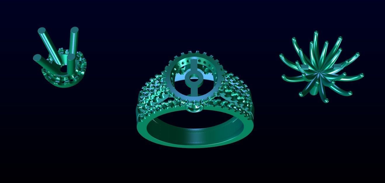Engagement Ring 14 3D print model_8