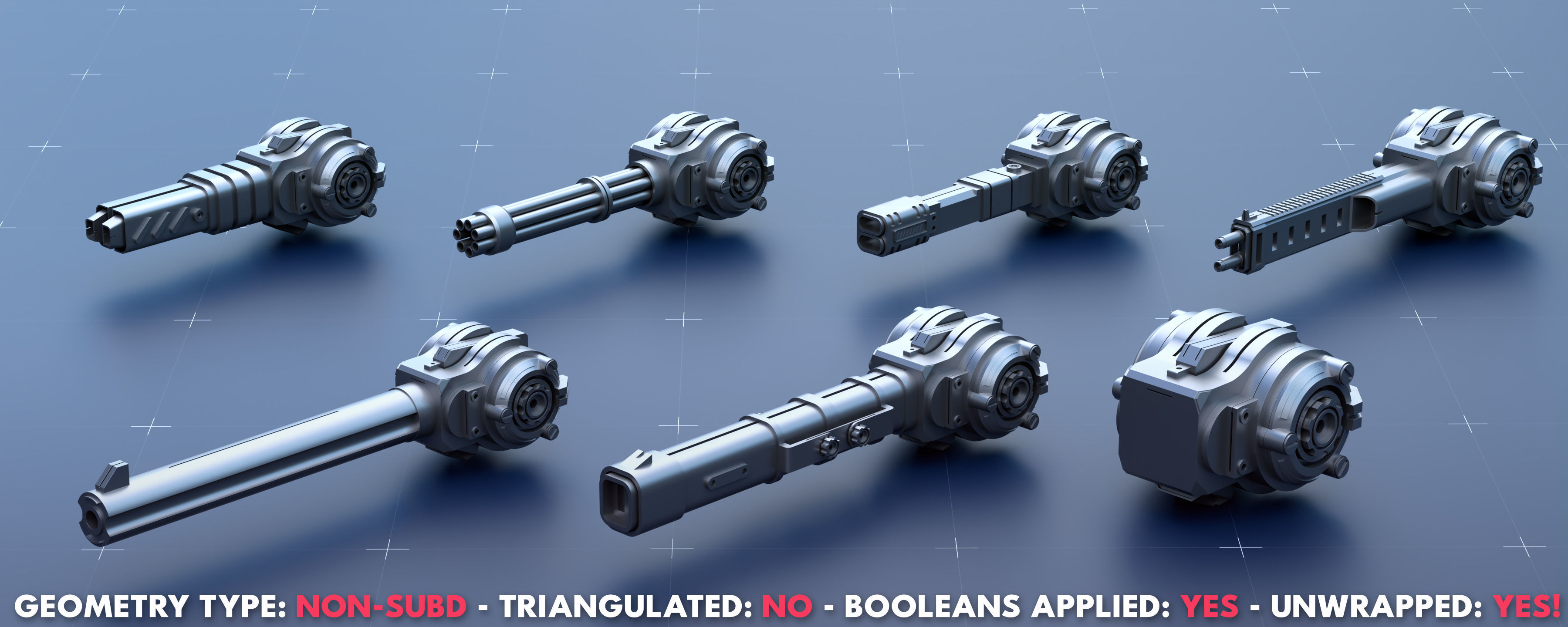 Sci-Fi Greeble Kitbash Pack 125 Models 3D model_18