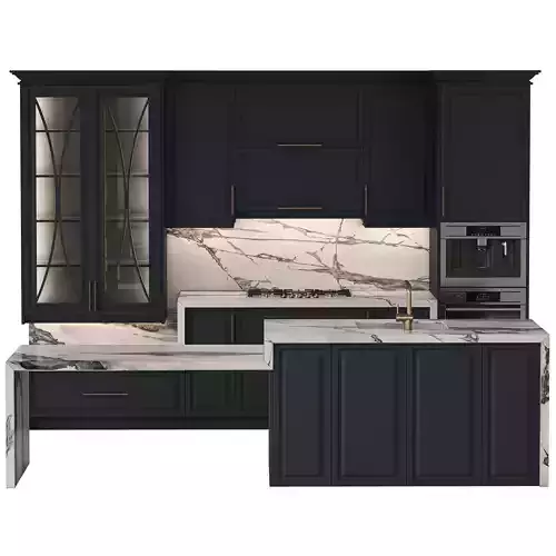 neoclassical kitchen