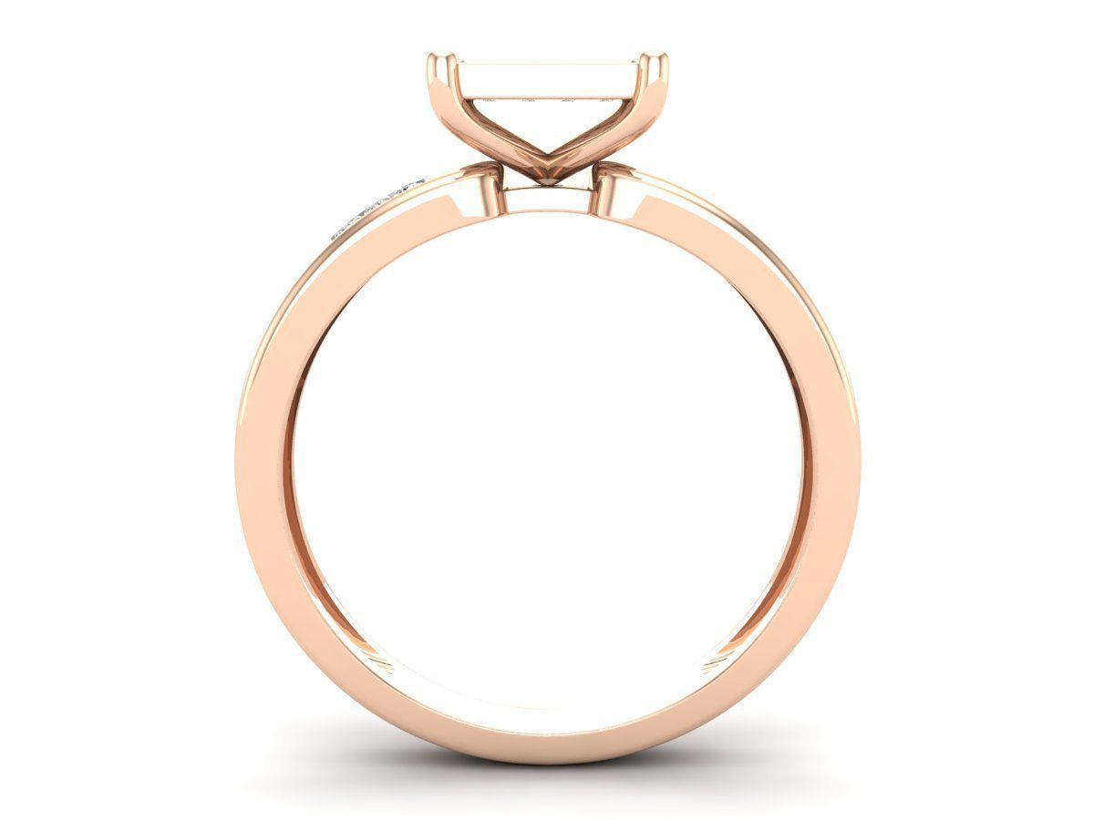 AV 472 Ladies Square Frame Micro Pave Promise Ring 3D print model_8