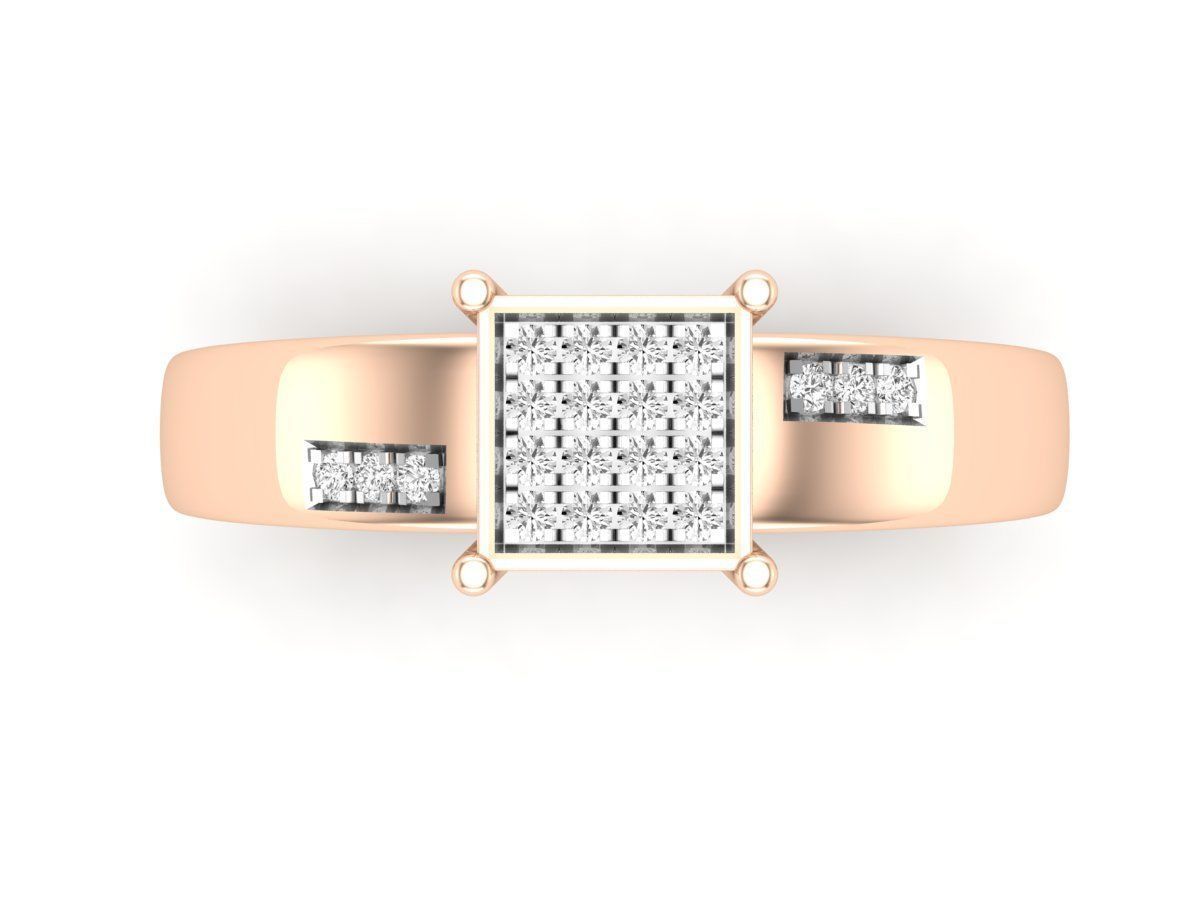 AV 472 Ladies Square Frame Micro Pave Promise Ring 3D print model_5