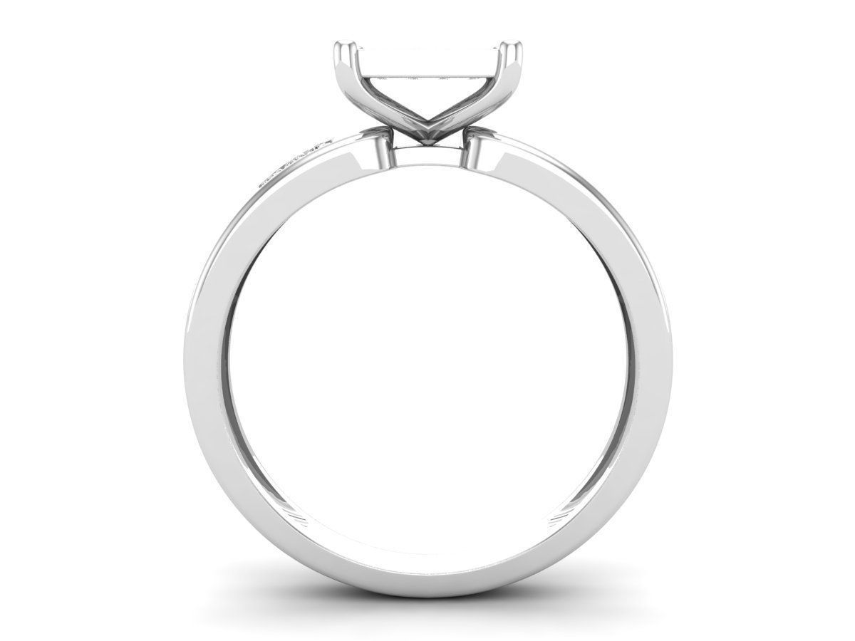 AV 472 Ladies Square Frame Micro Pave Promise Ring 3D print model_7