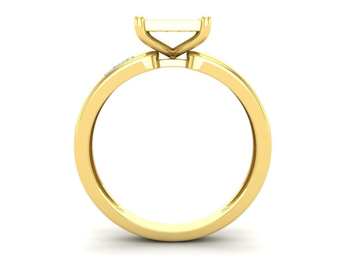 AV 472 Ladies Square Frame Micro Pave Promise Ring 3D print model_6