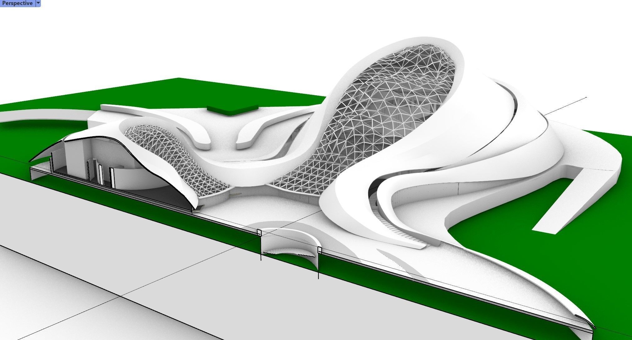 Harbin Opera House 3D model_9