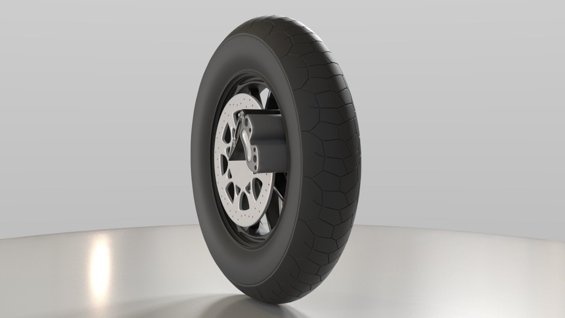 Motorcycle Tyre 3D model_5