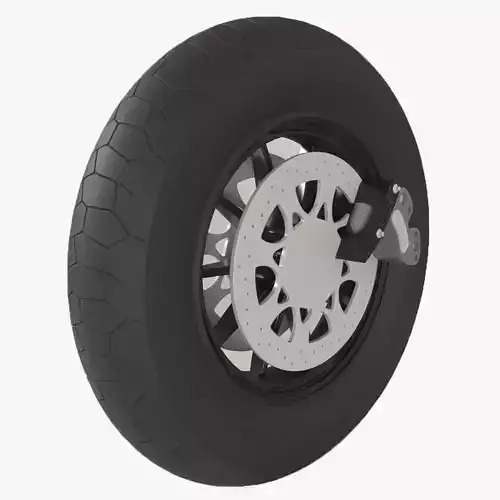 Motorcycle Tyre 3D model Motorcycle Tyre 3D model