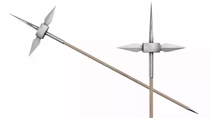 Cross tipped spear